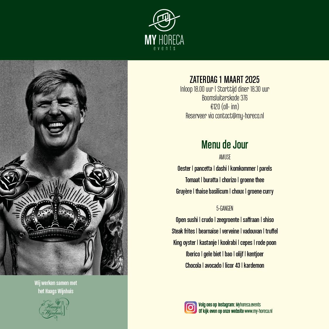 1 maart 2025<br> MY Horeca Dinnernight